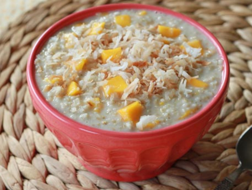 Mango Coconut Oats