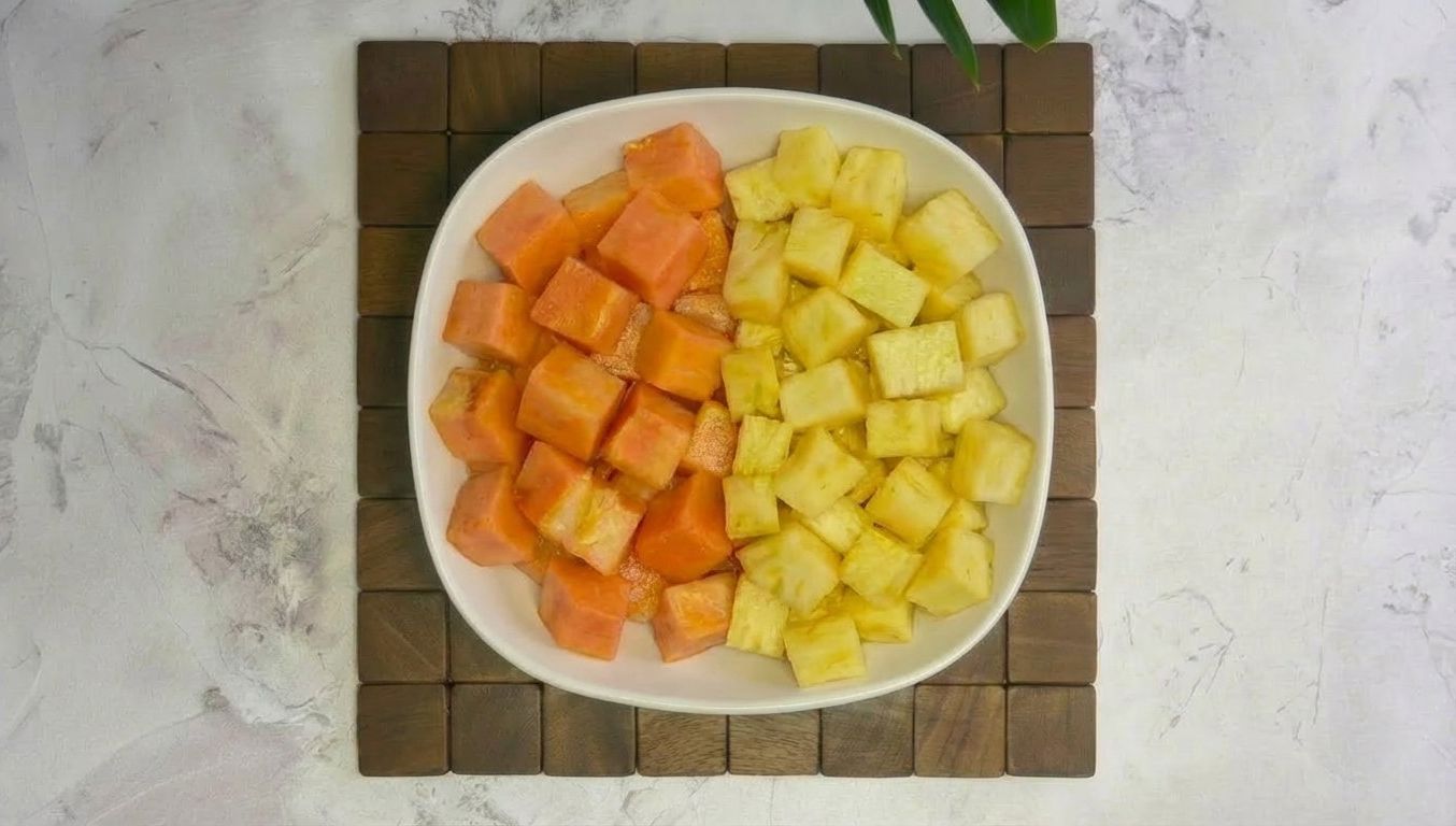 Pineapple + Papaya Bowl