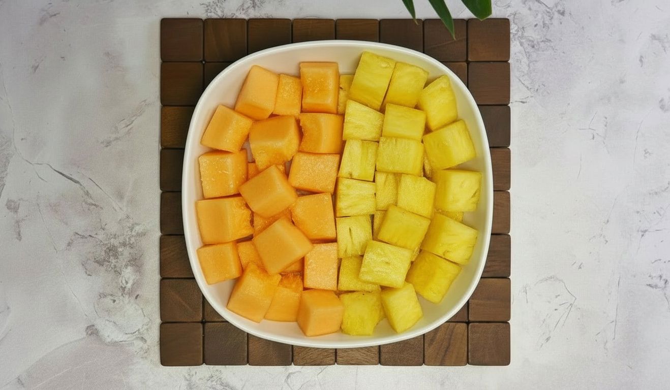 Pineapple + Muskmelon Bowl