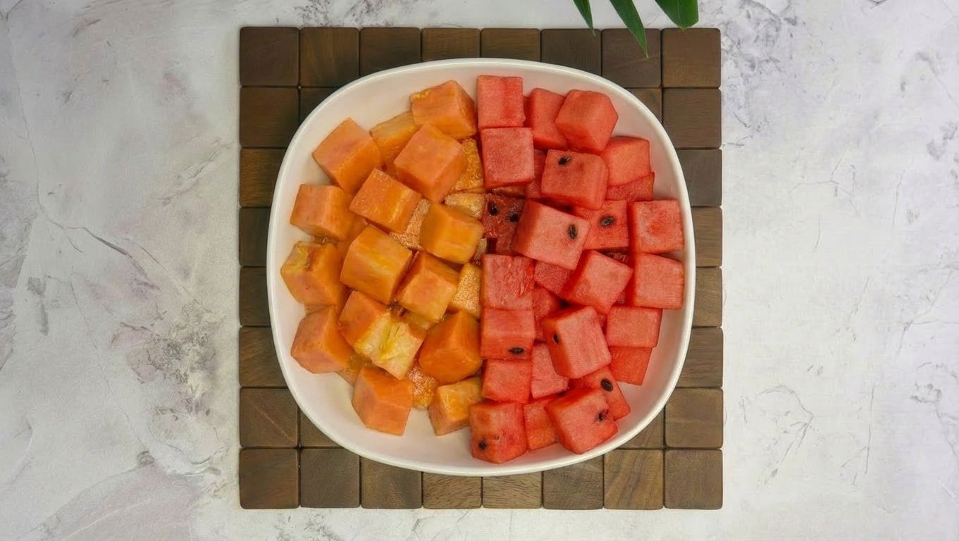 Papaya + Watermelon Bowl
