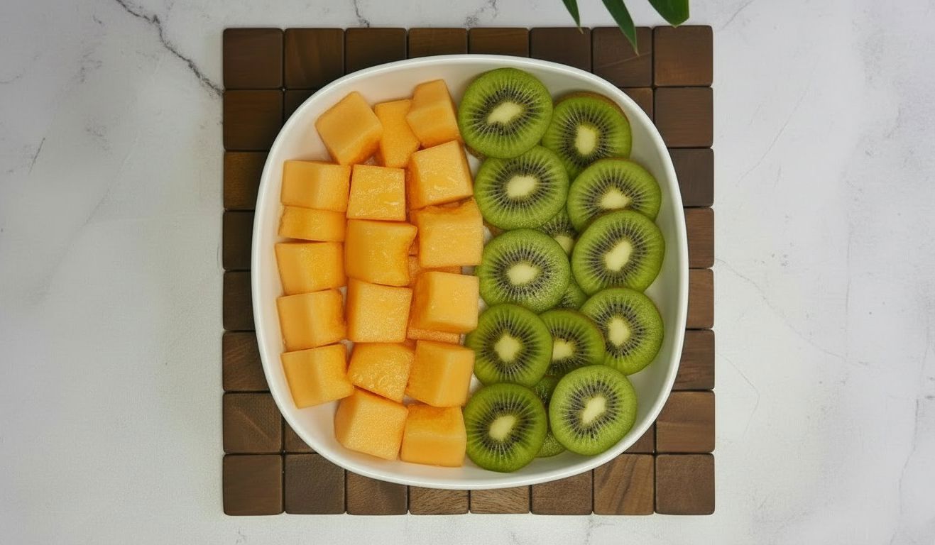 Kiwi + Muskmelon Bowl